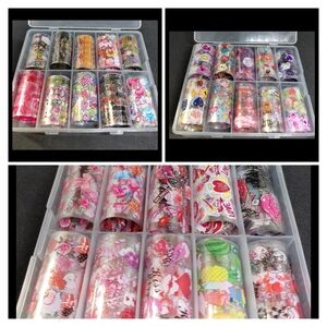 Colorful Nail Art Foil Set